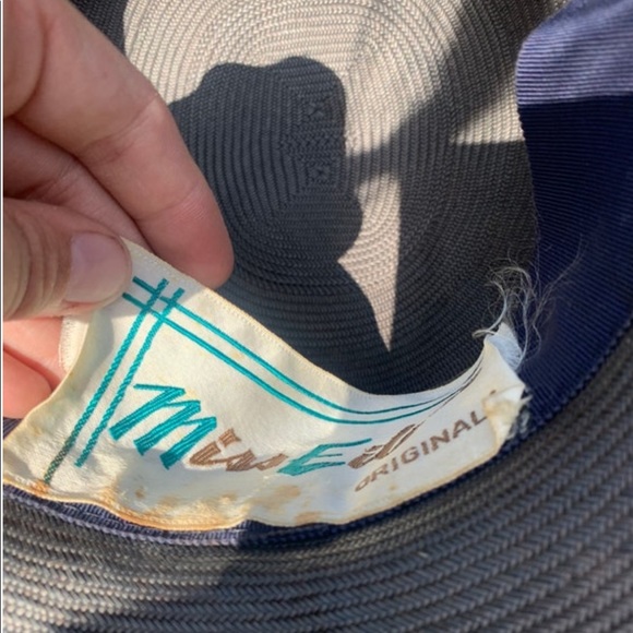 VINTAGE STRAW HAT - Picture 3 of 3